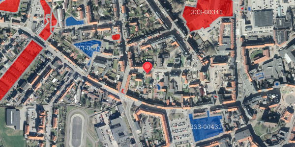 Jordforureningskort på Frederiksgade 21, 4200 Slagelse