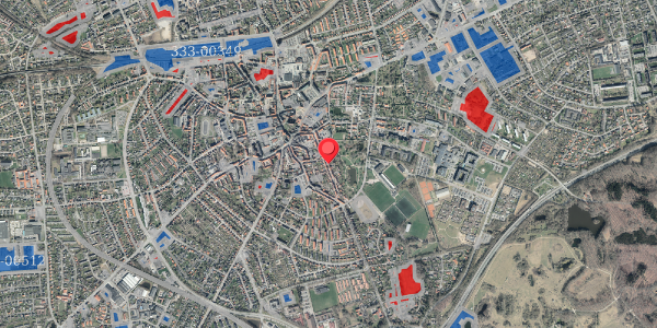 Jordforureningskort på Fruegade 21, 4200 Slagelse