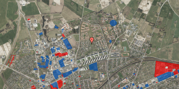 Jordforureningskort på Herningvej 6, 4200 Slagelse