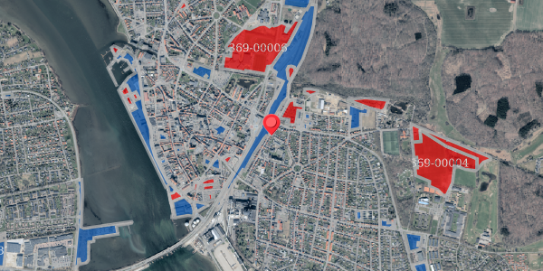 Jordforureningskort på Sofiegade 1, 4800 Nykøbing F