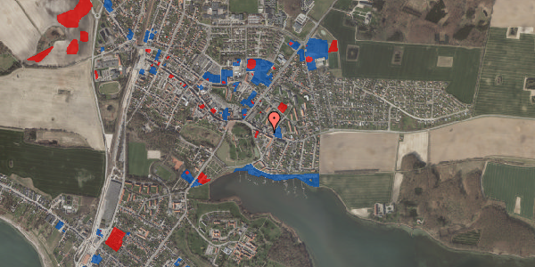 Jordforureningskort på Algade 129, 4760 Vordingborg