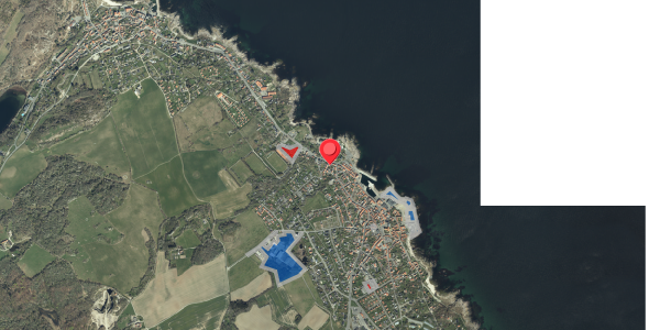 Jordforureningskort på Brogade 1, 3770 Allinge