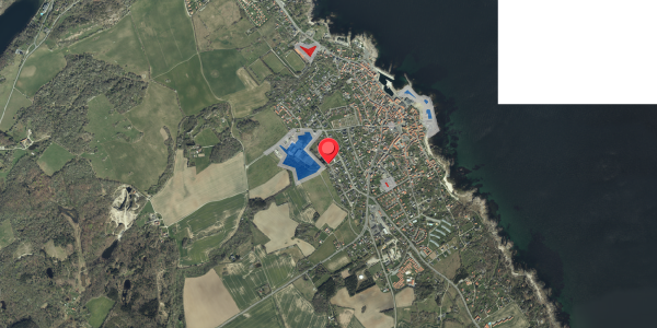 Jordforureningskort på Egevej 8, 3770 Allinge