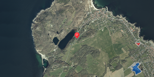 Jordforureningskort på Hammershusvej 89D, 3770 Allinge