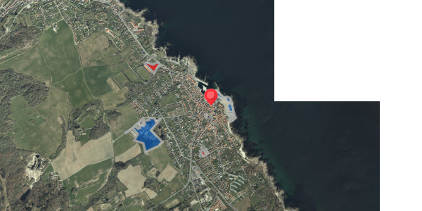 Jordforureningskort på Kirkegade 8, 3770 Allinge