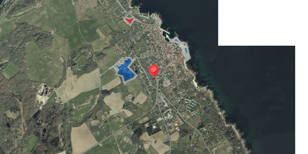 Jordforureningskort på Møllevangen 1, 3770 Allinge