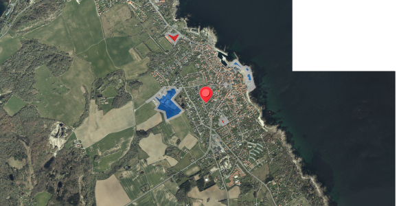 Jordforureningskort på Møllevangen 6, 3770 Allinge