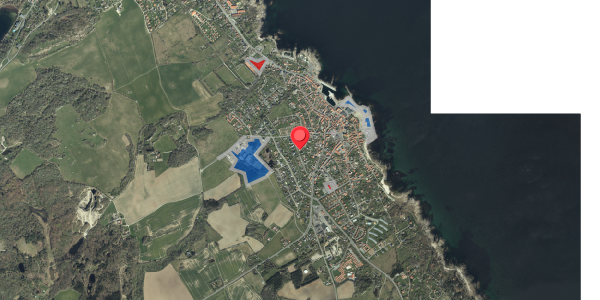 Jordforureningskort på Møllevangen 12, 3770 Allinge