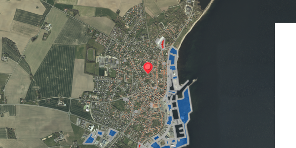 Jordforureningskort på Nyboder 8, 3730 Nexø