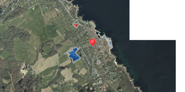 Jordforureningskort på Pilegade 14, 3770 Allinge