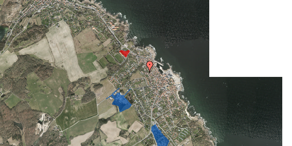 Jordforureningskort på Rosengade 13, 3770 Allinge