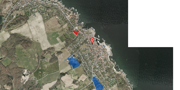 Jordforureningskort på Rosengade 22, 3770 Allinge