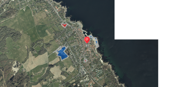 Jordforureningskort på Skolegade 4, 3770 Allinge