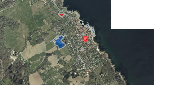 Jordforureningskort på Søndergade 8, 3770 Allinge