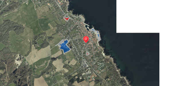 Jordforureningskort på Vestergade 9, 3770 Allinge