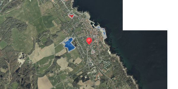 Jordforureningskort på Vestergade 22, 3770 Allinge