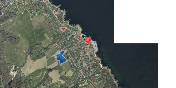 Jordforureningskort på Østergade 30, 3770 Allinge