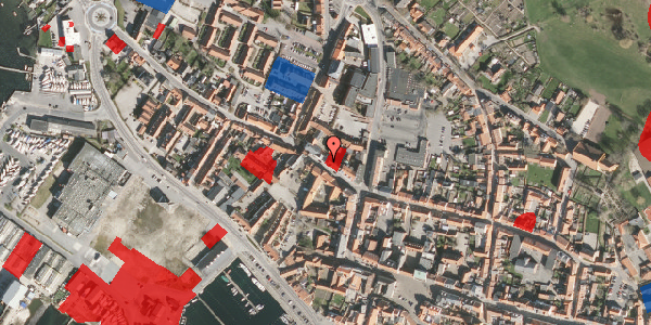 Jordforureningskort på Vestergade 8A, 5600 Faaborg