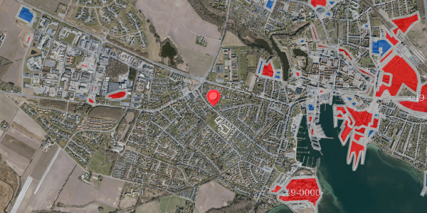 Jordforureningskort på Egevej 13, 5800 Nyborg