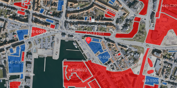 Jordforureningskort på Toldbodgade 1, 5800 Nyborg