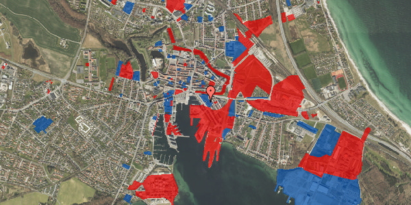Jordforureningskort på Toldbodgade 21, 5800 Nyborg