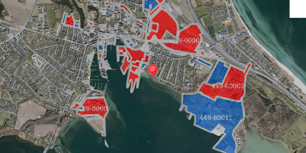 Jordforureningskort på Holmen 15, 5800 Nyborg