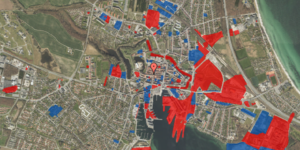 Jordforureningskort på Kongegade 4, 5800 Nyborg