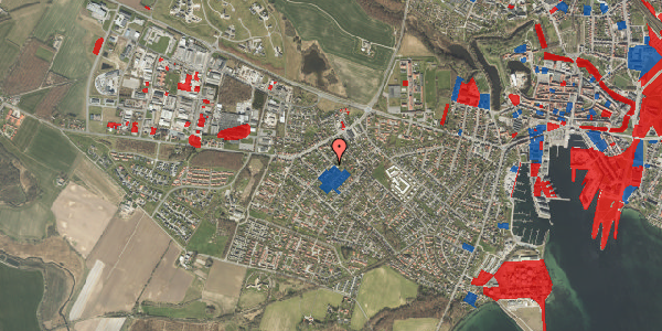 Jordforureningskort på Sofienbergvej 1A, 5800 Nyborg