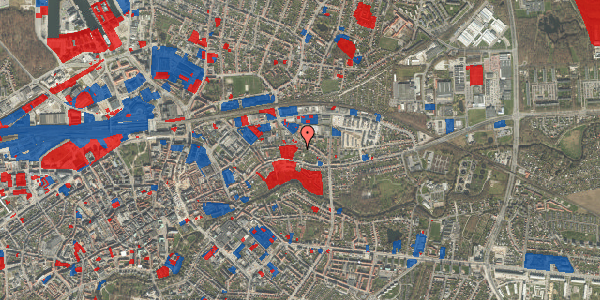 Jordforureningskort på Danmarksgade 129, 5000 Odense C