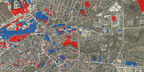 Jordforureningskort på Danmarksgade 141, 5000 Odense C