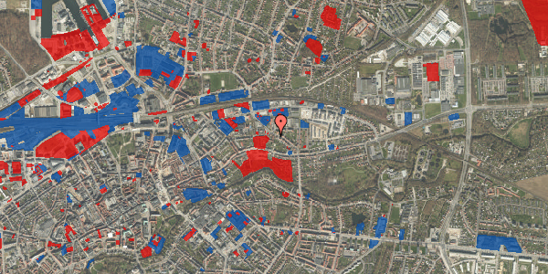 Jordforureningskort på Danmarksgade 143, 5000 Odense C