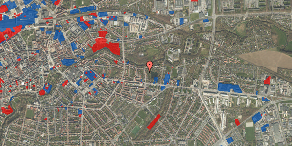 Jordforureningskort på Eriksgade 13, . , 5000 Odense C