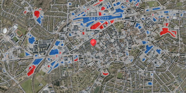 Jordforureningskort på Odinsgade 21, 5000 Odense C