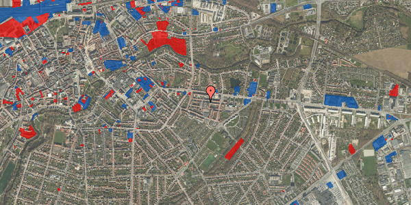Jordforureningskort på Schacksgade 13, 2. th, 5000 Odense C