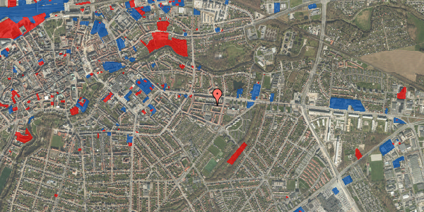 Jordforureningskort på Schacksgade 21, 1. th, 5000 Odense C