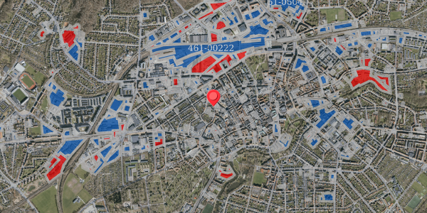 Jordforureningskort på Vindegade 91, 5000 Odense C