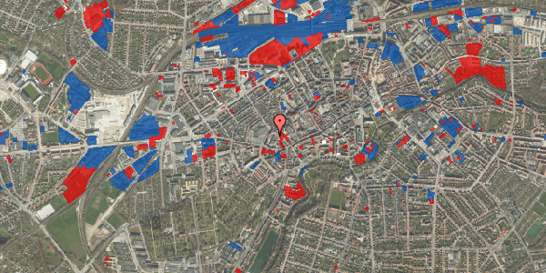 Jordforureningskort på Vindegade 126B, . 2, 5000 Odense C
