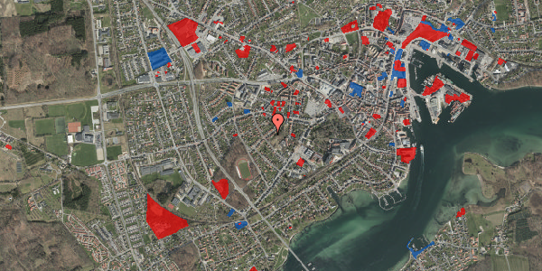 Jordforureningskort på Esthersvej 13, 5700 Svendborg