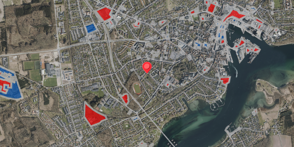 Jordforureningskort på Esthersvej 21, 5700 Svendborg