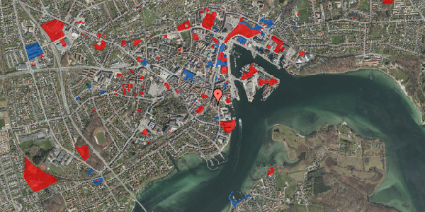 Jordforureningskort på Skattergade 21, 5700 Svendborg