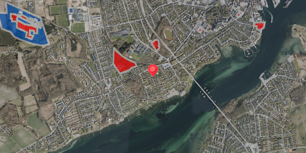 Jordforureningskort på Sonnesvej 13, 5700 Svendborg