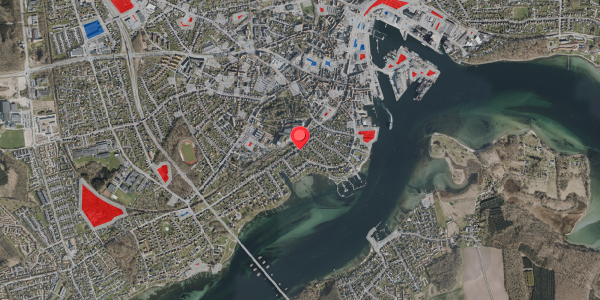 Jordforureningskort på Strandvej 21, 5700 Svendborg