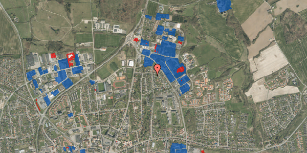 Jordforureningskort på Kongevej 74, 6100 Haderslev
