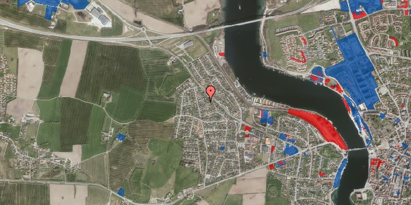 Jordforureningskort på Junivej 9, 6400 Sønderborg