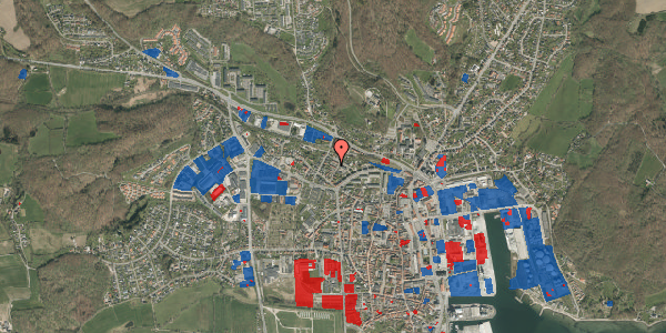 Jordforureningskort på Blegen 21, 6200 Aabenraa