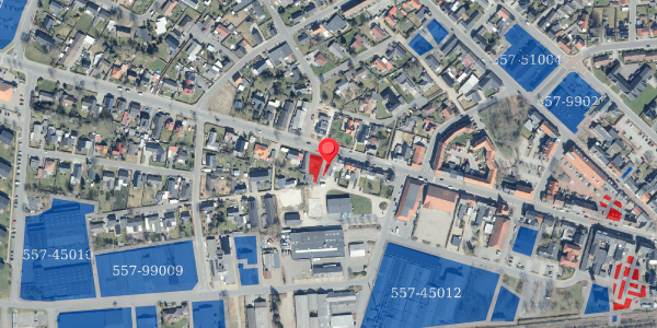 Jordforureningskort på Storegade 77A, 6740 Bramming