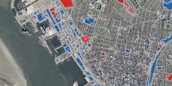 Jordforureningskort på Hjertingvej 6, 2. mf, 6700 Esbjerg
