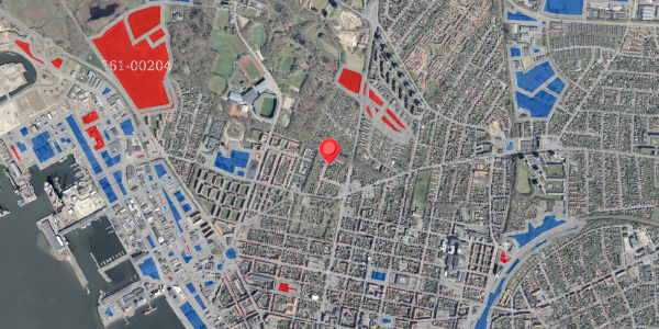 Jordforureningskort på Østervinge 21, 6700 Esbjerg