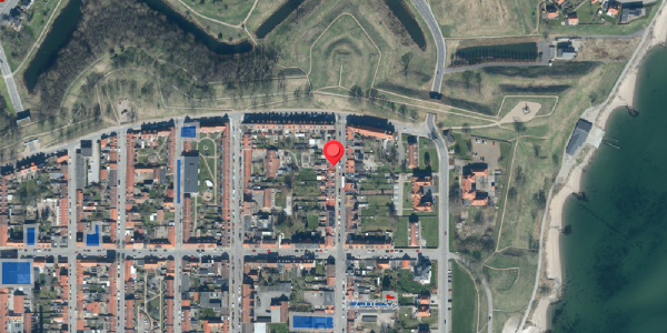 Jordforureningskort på Dronningensgade 10, 7000 Fredericia