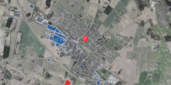 Jordforureningskort på Præstemarken 21, 8752 Østbirk